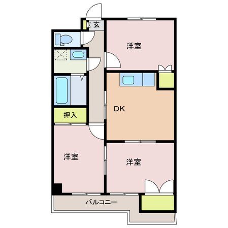 グレースハイツ保免の物件間取画像